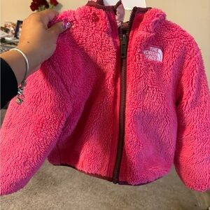 The North Face Kids Bright Pink Fleece Jacket